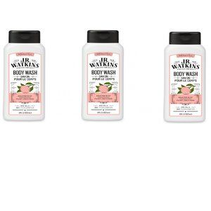 3 Packs - J R Watkins Grapefruit Body Wash 18 fl oz each